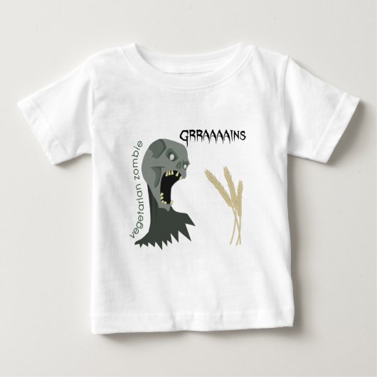 Vegetarian Zombie wil Graaareeën. (Voorkant)