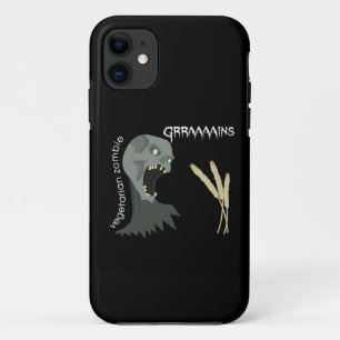 Vegetarian Zombie wil Graaareeën. iPhone 11 Hoesje