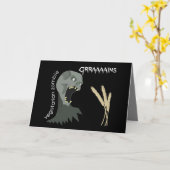 Vegetarian Zombie wil Graaareeën. Kaart (Gele Bloem)