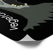 Vegetarian Zombie wil Graaareeën. Poster (Hoek)