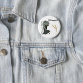 Vegetarian Zombie wil Graaareeën. Ronde Button 5,7 Cm (In situ)