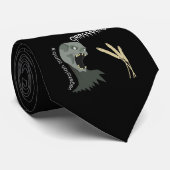 Vegetarian Zombie wil Graaareeën. Stropdas (Opgerold)