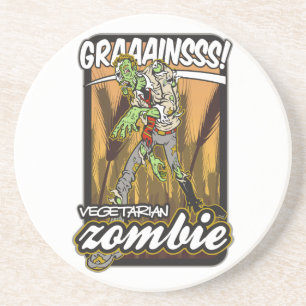 Vegetarian Zombie Zandsteen Onderzetter