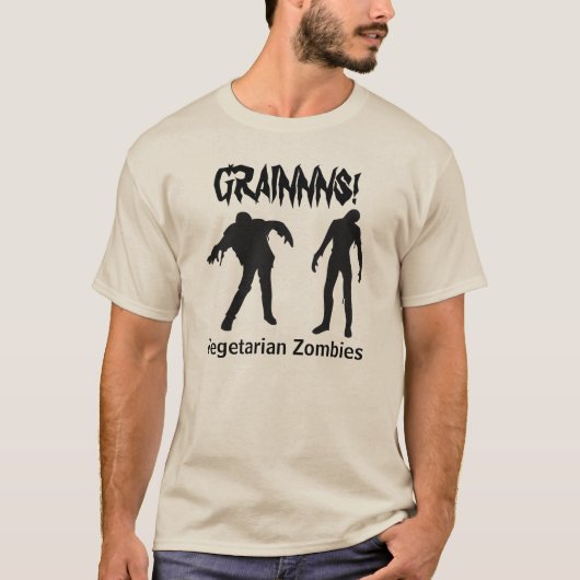Vegetarian Zombies Shirt (Voorkant)