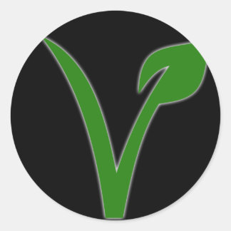 Vegetarianismo Ronde Sticker