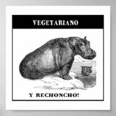 Vegetariano e gordinho poster (Voorkant)