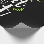 Vegetarie je bent wat je eet cadeaupapier (Hoek)