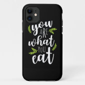 Vegetarie je bent wat je eet Case-Mate iPhone case (Achterkant)