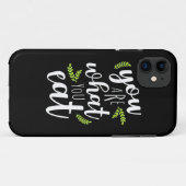 Vegetarie je bent wat je eet Case-Mate iPhone case (Achterkant (horizontaal))