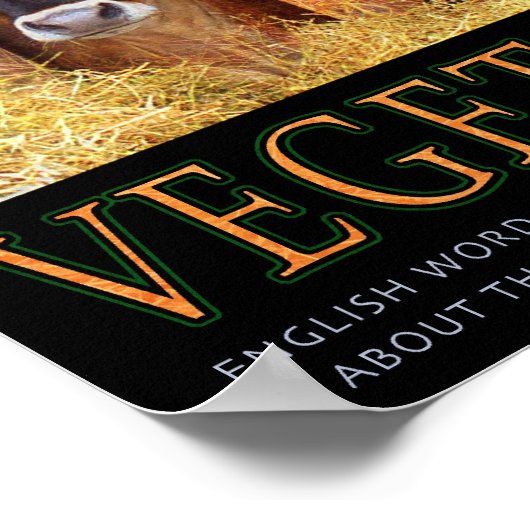 Vegetarie! Poster (Hoek)