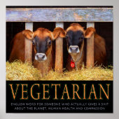 Vegetarie! Poster (Voorkant)