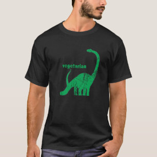  vegetariër Brachiosaurus Green T-shirt