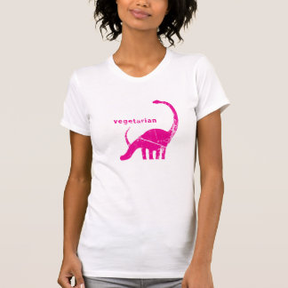  vegetariër Brachiosaurus roze T-shirt