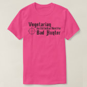 vegetariër en oud Indiaas woord voor slechte jager T-shirt (Design voorkant)