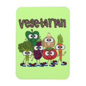 Vegetariër Magneet (Verticaal)