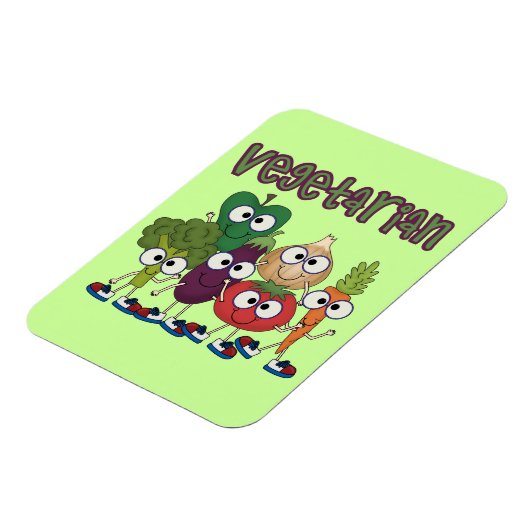Vegetariër Magneet (Linkerzijde)