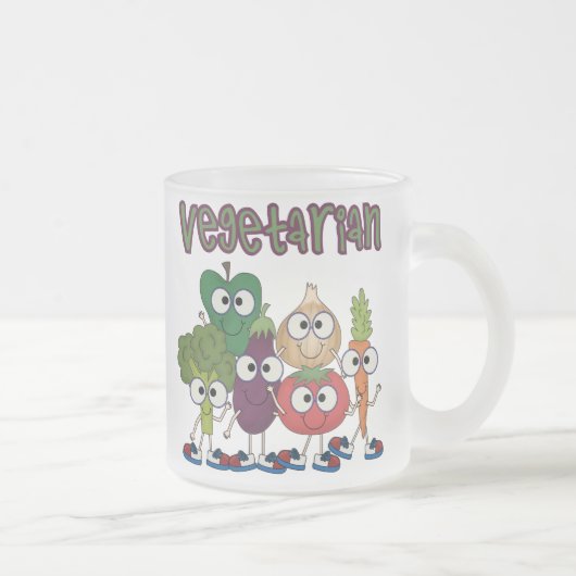 Vegetariër Matglas Koffiemok (Rechts)