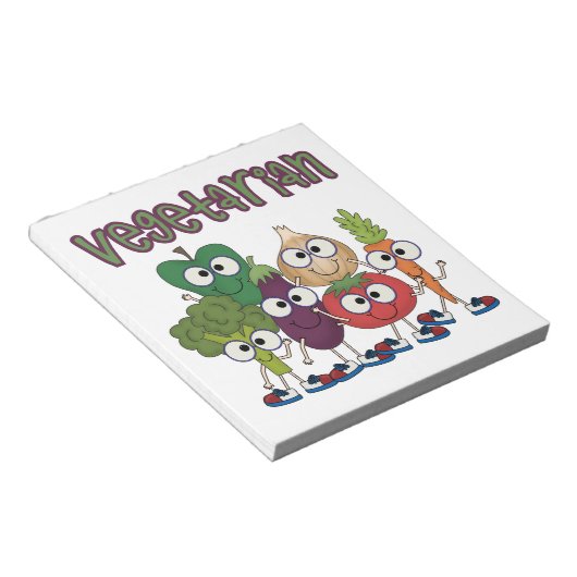 Vegetariër Notitieblok (Schuin)