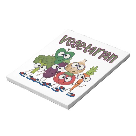 Vegetariër Notitieblok (Linkerzijde)