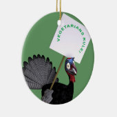 Vegetariër-regel! Keramisch Ornament (Rechts)