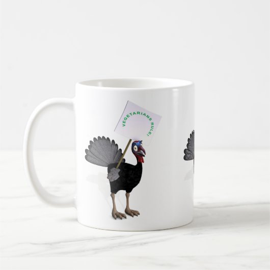 Vegetariër-regel! Koffiemok (Links)