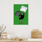 Vegetariër-regel! Poster (Keuken)