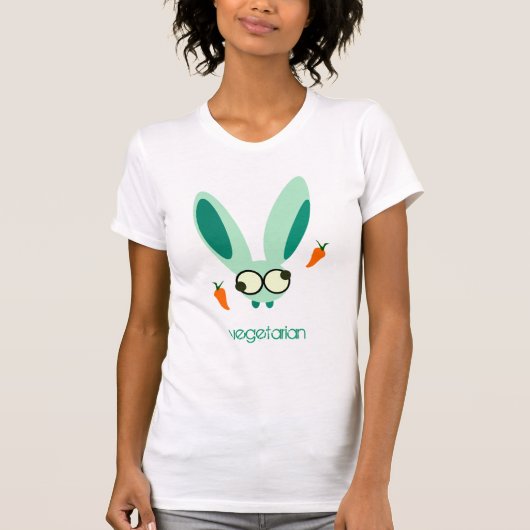 vegetariër t-shirt (Voorkant)