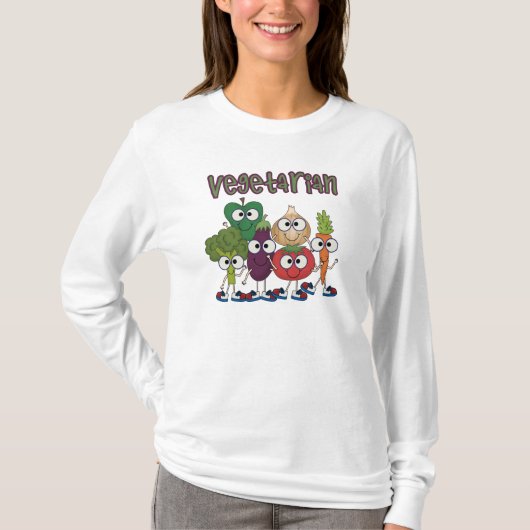Vegetariër T-shirt (Voorkant)
