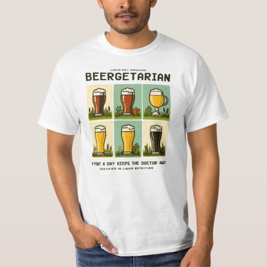 VEGETARIËR T-SHIRT (Voorkant)