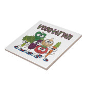 Vegetariër Tegeltje (Zijkant)
