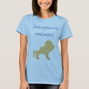 Vegetariërs eten dierenrackers? t-shirt