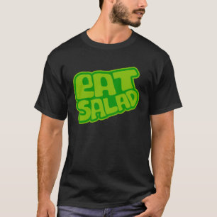 Vegetariërs eten salade voedzaam gezond leven groe t-shirt