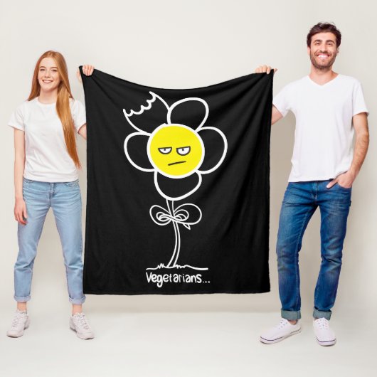 Vegetariërs... Fleece Deken (In situ)