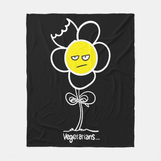 Vegetariërs... Fleece Deken (Voorkant)