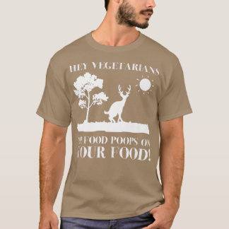 Vegetariërs mijn voedselbonen op je voedselkraag t-shirt