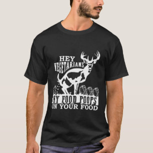 Vegetariërs, mijn voedselbonen op jou. t-shirt