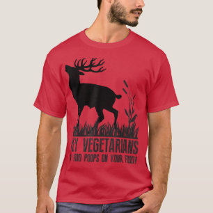 Vegetariërs mijn voedselbonnen op je Humor T-shirt
