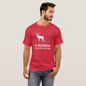 Vegetariër's mijn voedselbonnen op je voedseldeeg t-shirt (Voorkant volledig)