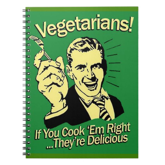 vegetariërs notitieboek (Voorkant)