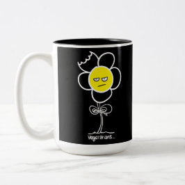 Vegetariërs... Tweekleurige Koffiemok