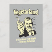 Vegetariërs: Ze zijn heerlijk Briefkaart (Voorkant)