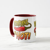Vegetariërs zijn warme Mok (Voorkant links)