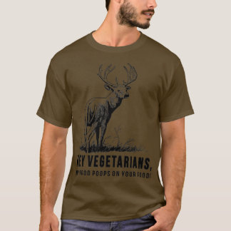 Vegetarie's, mijn voedselbont op je eten t-shirt