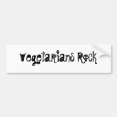 Vegetaries Rock Bumpersticker (Voorkant)