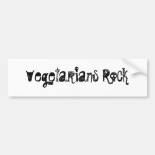 Vegetaries Rock Bumpersticker