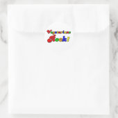 Vegetaries Rock Ronde Sticker (Tas)