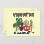 Vegetarisch Briefkaart (Voorkant / Achterkant)