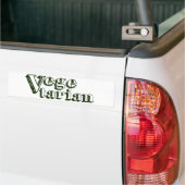 Vegetarisch Bumpersticker (Op Truck)