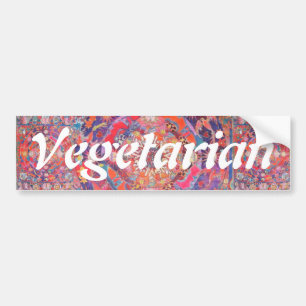 Vegetarisch Bumpersticker