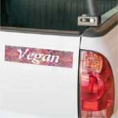 Vegetarisch Bumpersticker (Op Truck)